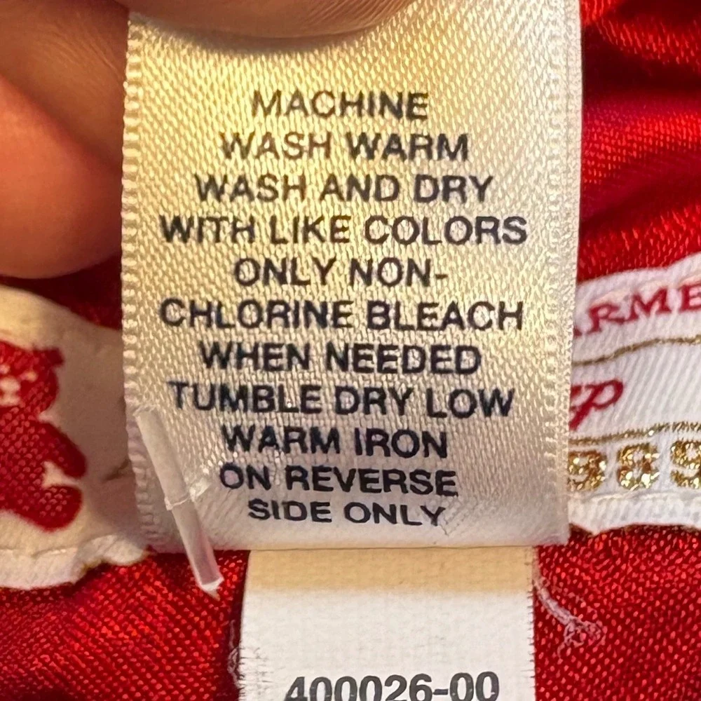 Baby Gap Red Velvet Holiday Dress Infant 3-6 Months Heart Buttons 400026-00‎